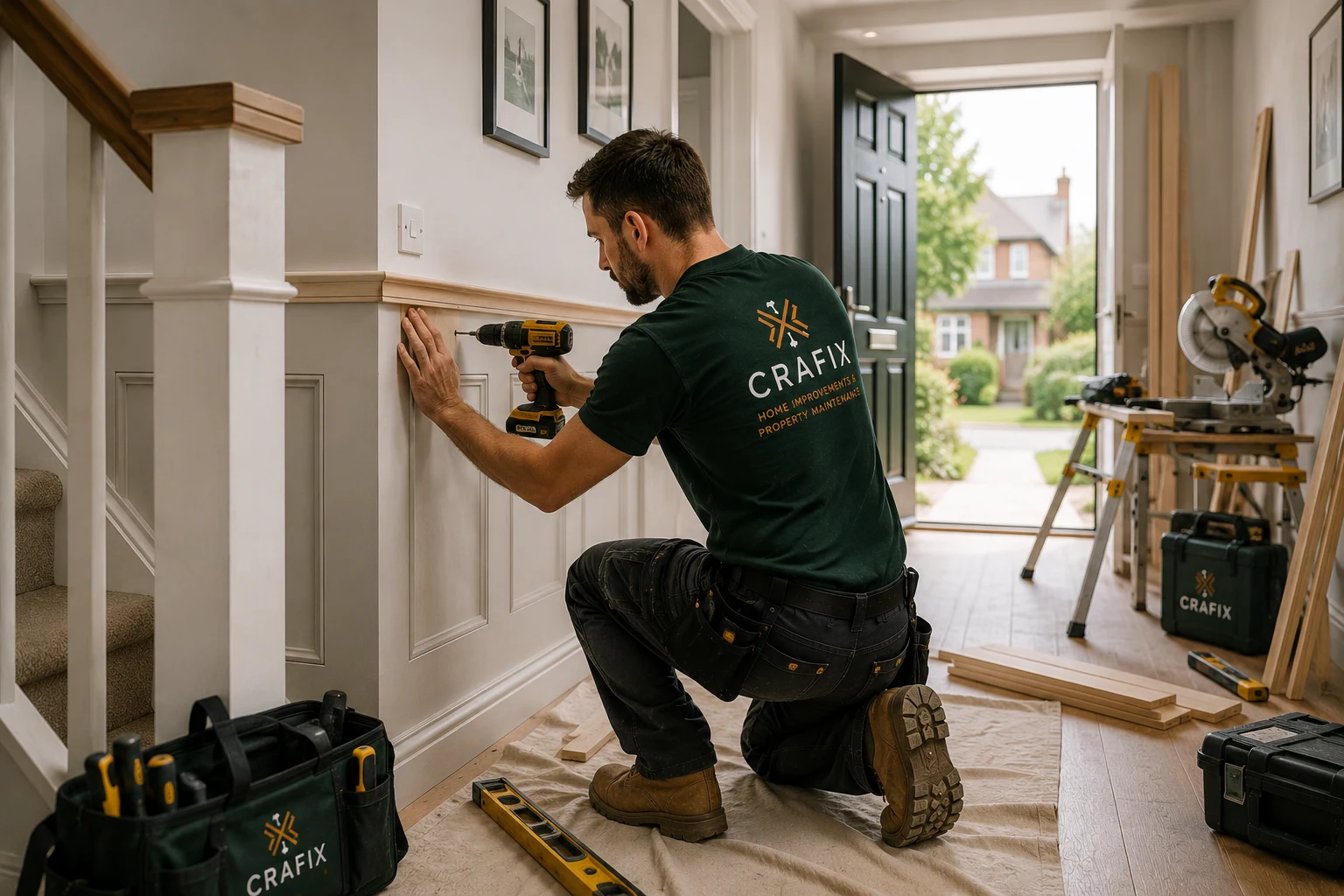 Professional interior woodwork and panelling installation